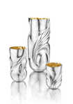 Three Vessel
Fabric and Folds
Hand raised and chased 
Britannia Silver, gilt




Photo credit - Simon B. Armitt